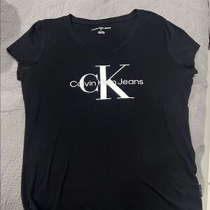 Calvin Klein Black Short Sleeve Tee